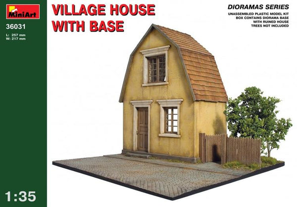 MIN36031 1/35 VILLAGE HOUSE WITH BASE