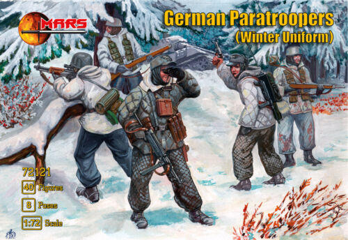 MAR72121 1/72 GERMAN PARATROOPERS WINTER UNIFORM WWII