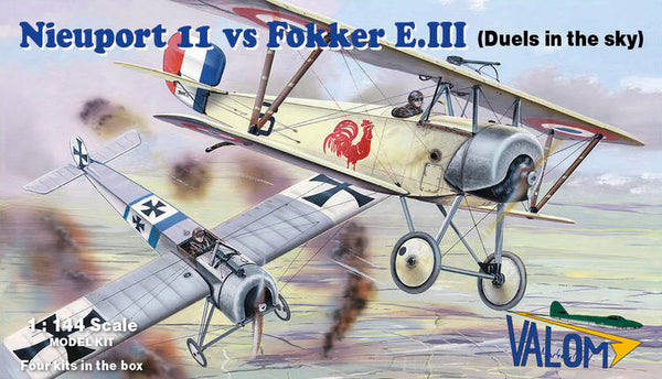 VAL14420 1/144 NIEUPORT II VS FOKKRE E.III