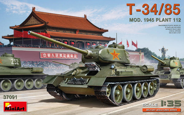 MIN37091 1/35 T-34/85 MOD 1945 PLANT 112