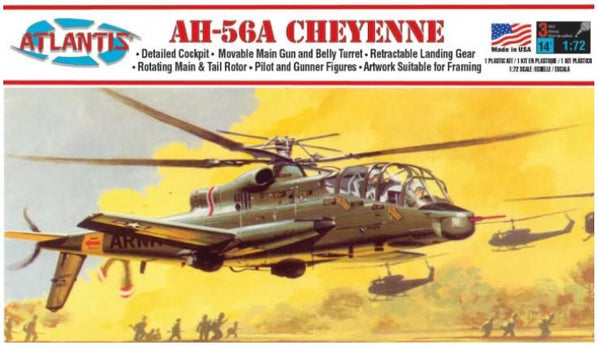 ATLA506 1/72 AH-56A CHEYENNE HELICOPTER