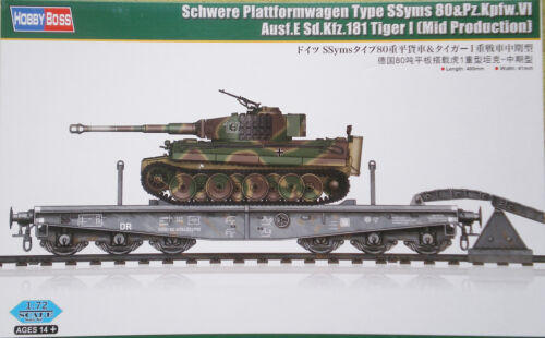 HB82934 1/72 German Schwere Plattformwagen Type SSyms 80 & Tiger I