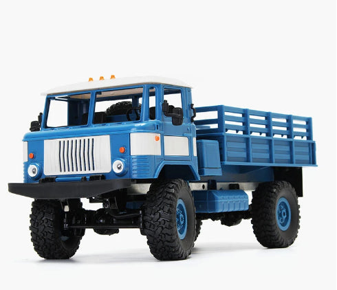 RCPB24BLUE 1/16 MILITARY CRAWLER 4X4 ( 4 WHEEL DRIVE )