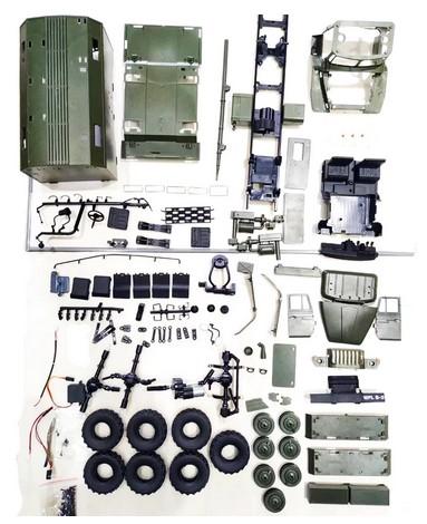 RCPB36K 1/16 MILITARY TRUCK 6X6 (KIT)