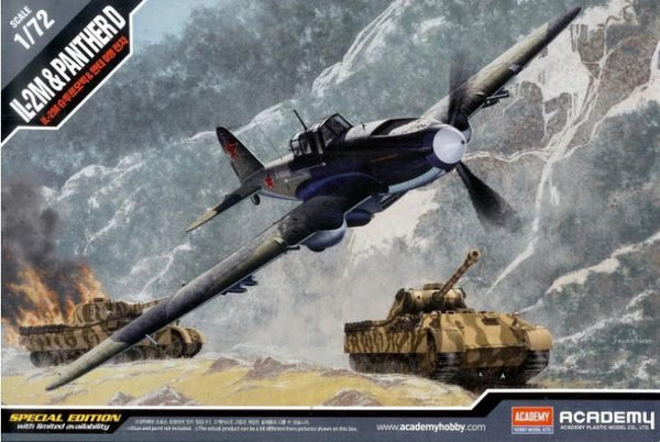 ACA12538 1/72 IL-2M & PANTHER D TANK