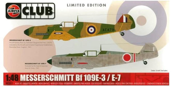 AIRA82012 1/48 ME BF109E-3/E-7 (AIRFIX CLUB)