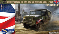 GM0027 1/35 BEDFORD MWD 15-CWT 4X2 CLOSED CAB