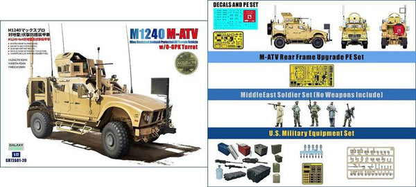 TM7201 1/72 M1240 M-ATV W/0-GPK TURRET