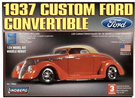 LIN73063 1/24 1937 FORD CONVERTIBLE