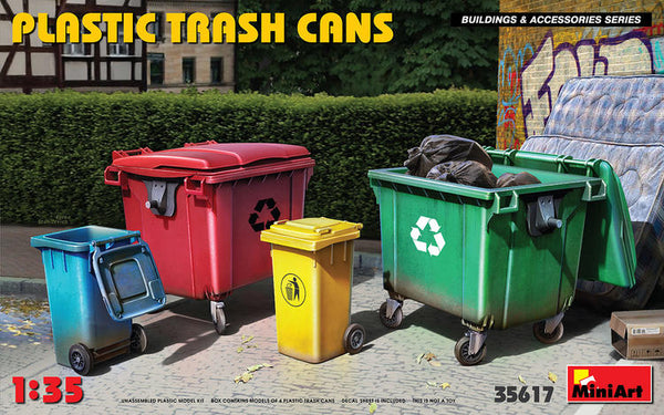 MIN35617 1/35 PLASTIC TRASH CANS