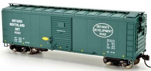 BOW42452 HO 40FT BOX CAR ONTARIO NORTHLAND #90582