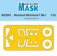 SHM32003 1/32 MASK FOR WHIRLWIND MK.1