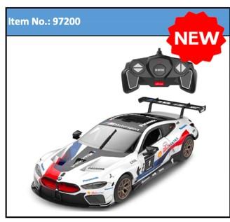 RAS97200 1/18 BMW M8 GTE RC ASSEMBLY KIT