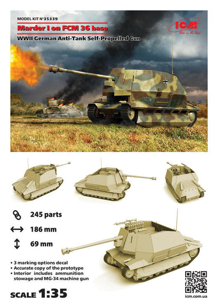 ICM35339 1/35 MARDER 1 ON FCM 36 BASE