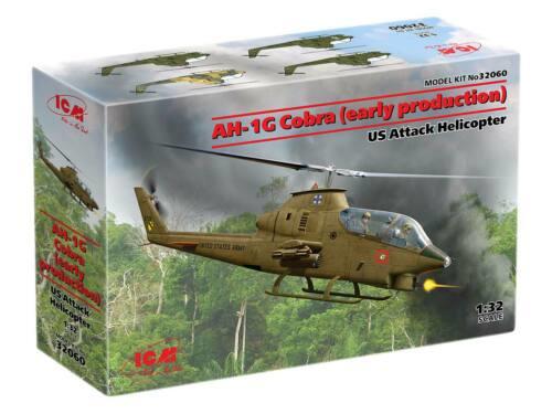 ICM32060 1/32 AH-1G COBRA EARLY PRODUCTION U.S. ATTACK HELICOPTER